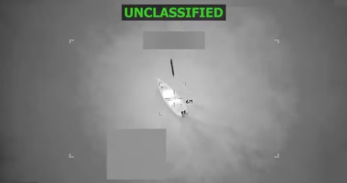 Secretary of War, Pete Hegseth posted on his X account that the Department of War carried out a lethal kinetic strike on overnight on a vessel in the Caribbean Sea, Oct. 24, 2025.  @SecWar/X